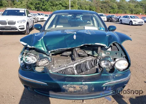 2003 Jaguar X-Type 2.5 из США, поврежденный, VIN SAJEA51D83XD44497